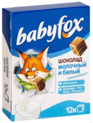 Шоколад в кубиках Babyfox