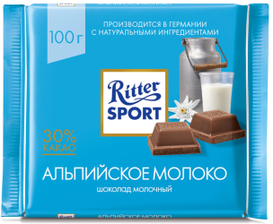 Шоколад Ритер спорт 100гр